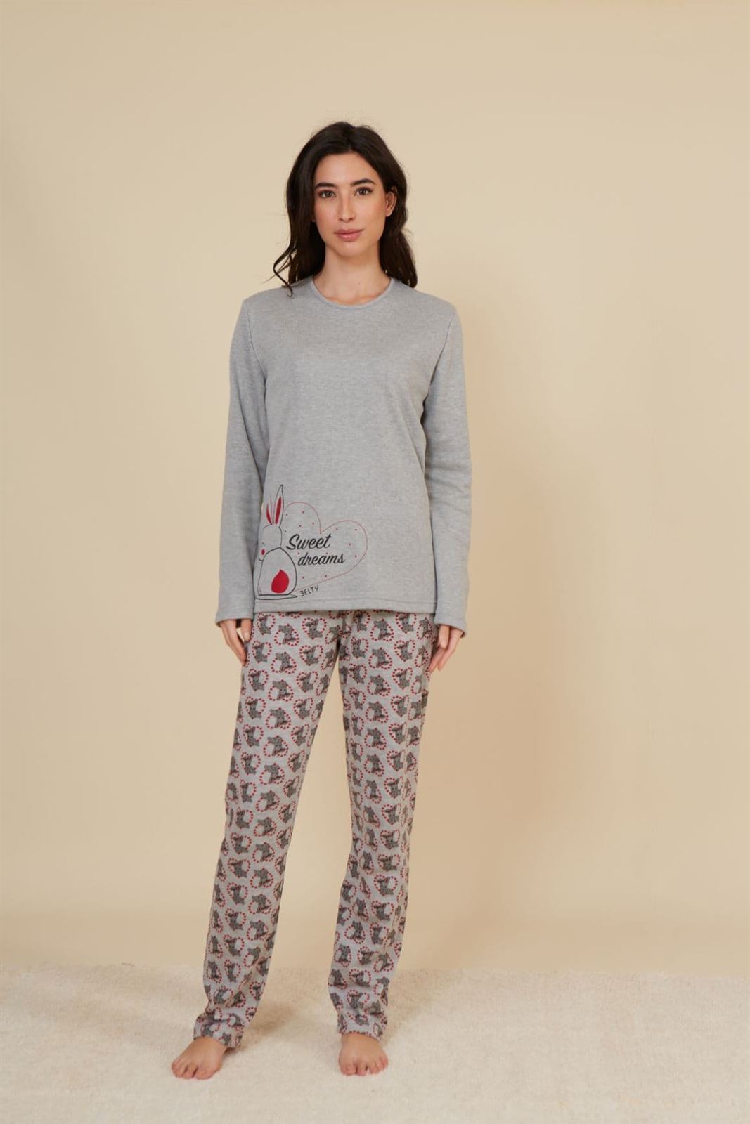 Pijama único gris - Imagen 1
