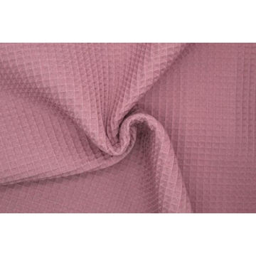 Piqué Waffle algodón 100% old rose - Imagen 1