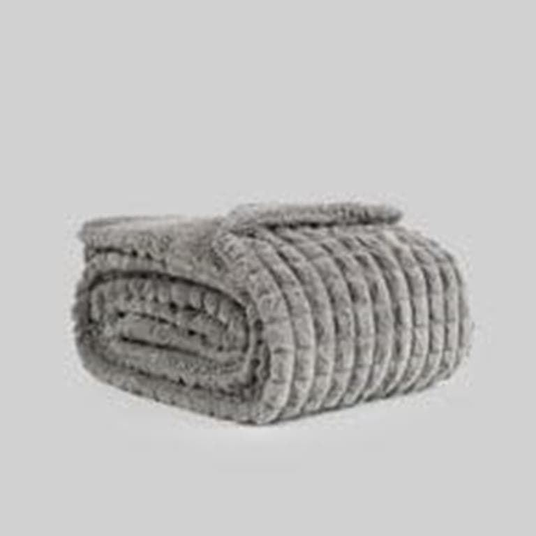 Plaid AMBER gris - Imagen 1