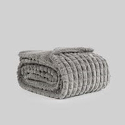 Plaid AMBER gris - Imagen 1