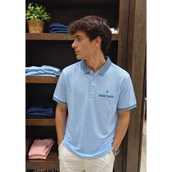 Polo azul - Imagen 1