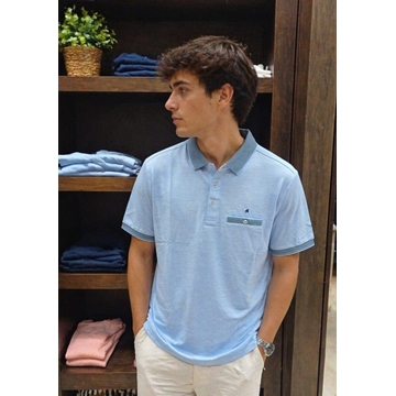 Polo azul - Imagen 1