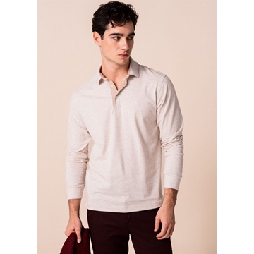 Polo beige - Imagen 1