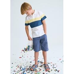 Polo blanco-lemon - Imagen 2