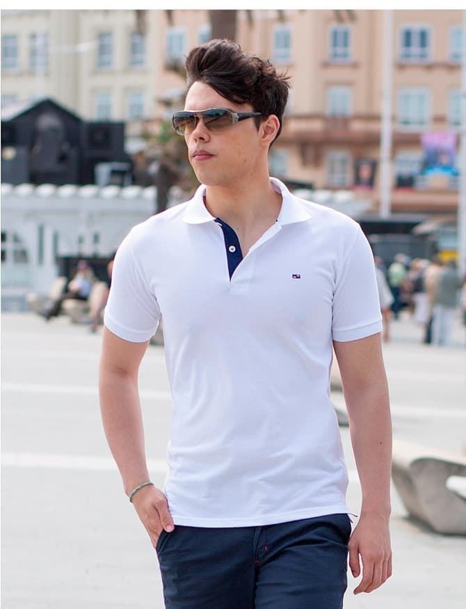 Polo blanco - Imagen 1