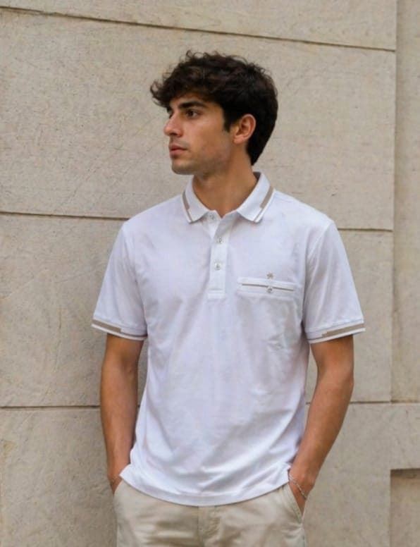 Polo blanco - Imagen 1