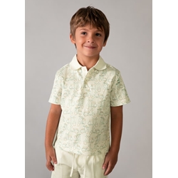 Polo estampado alga - Imagen 1