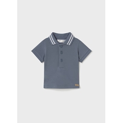 Polo manga corta azul - Imagen 1