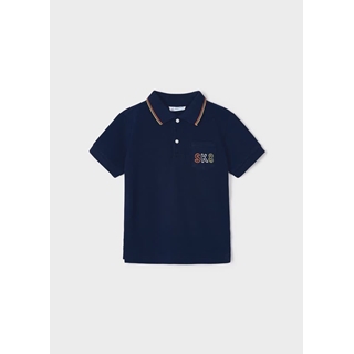 Polo manga corta marino - Imagen 1