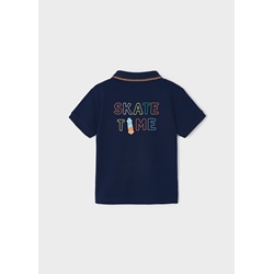 Polo manga corta marino - Imagen 2