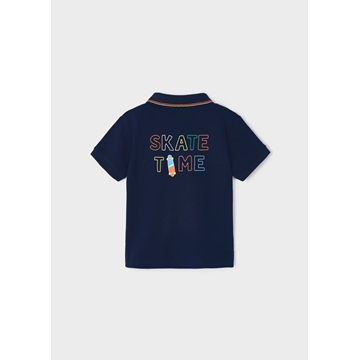 Polo manga corta marino - Imagen 2