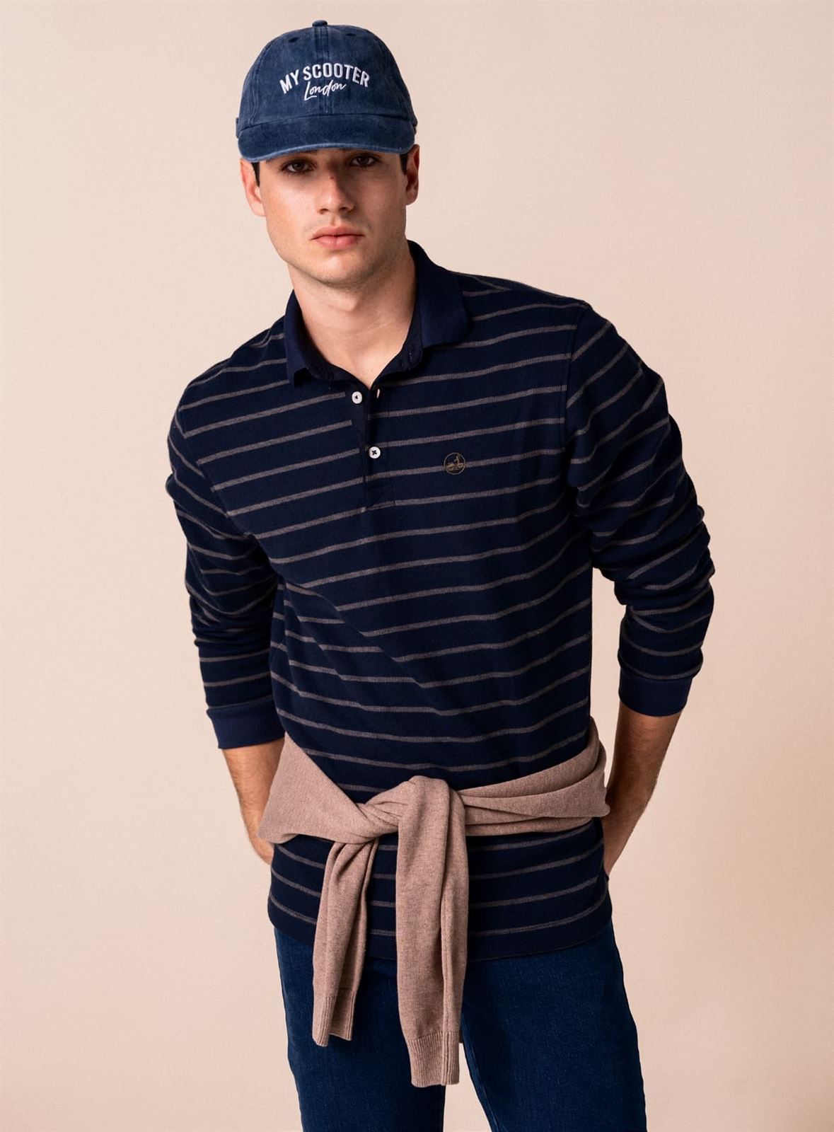 Polo marino rayas - Imagen 1