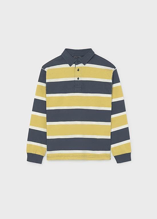Polo rayas amarillo - Imagen 2