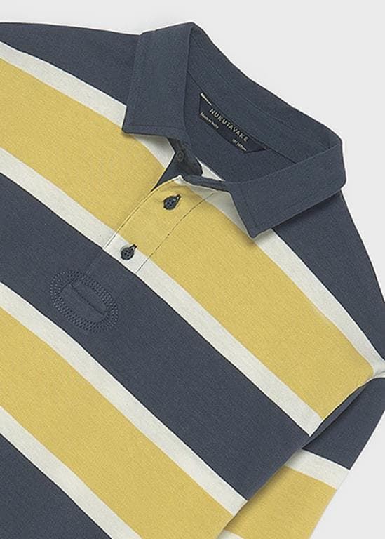 Polo rayas amarillo - Imagen 4