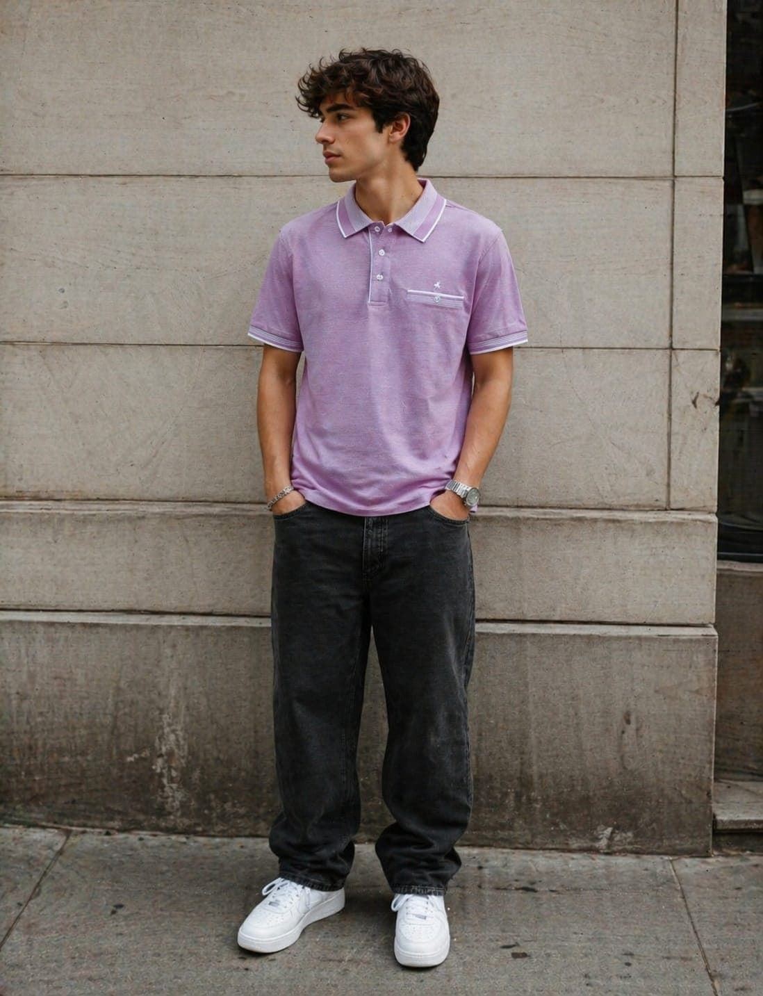 Polo rosado - Imagen 2