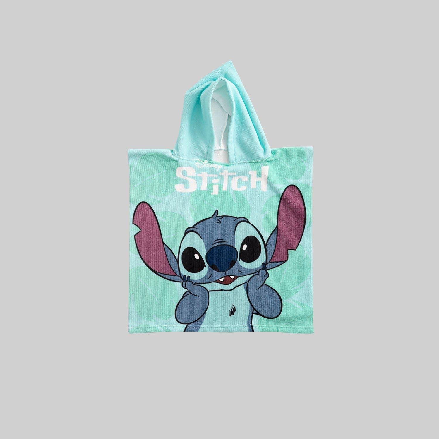 Poncho infantil Lilo & Stitch agua marina - Imagen 1
