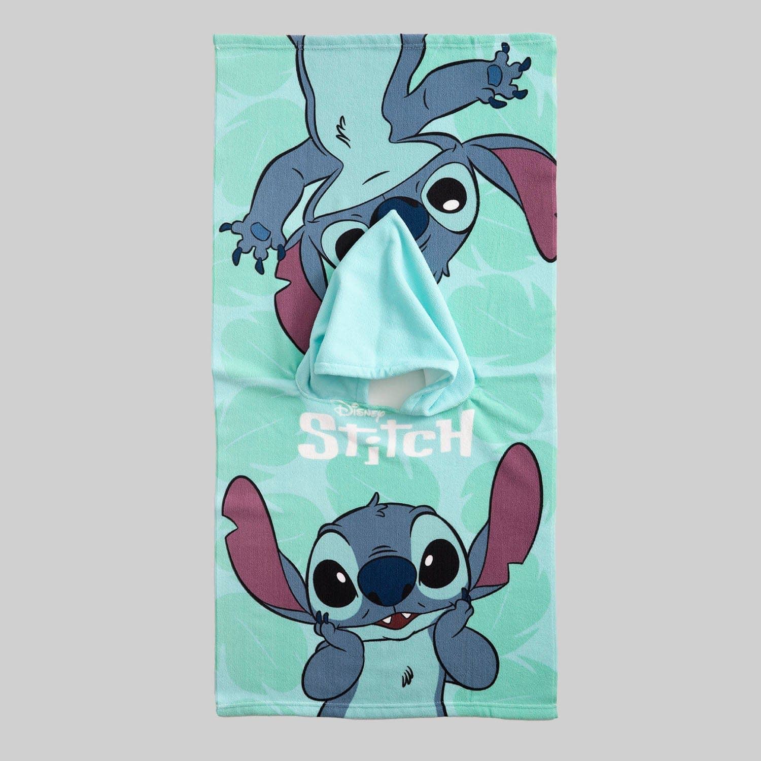 Poncho infantil Lilo & Stitch agua marina - Imagen 2