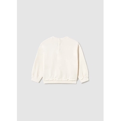 Pullover bordado hueso-toffe - Imagen 2