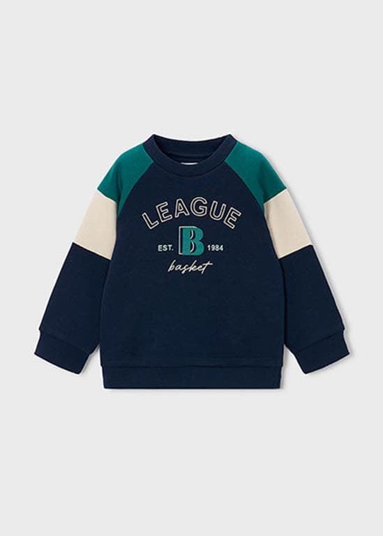 Pullover combinado "league" azul - Imagen 2