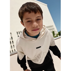 Pullover cremallera negro - Imagen 1