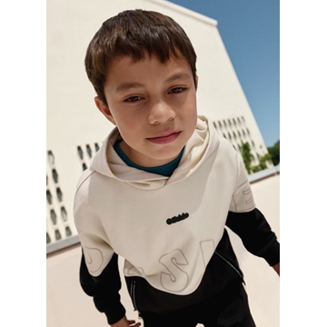 Pullover cremallera negro - Imagen 1