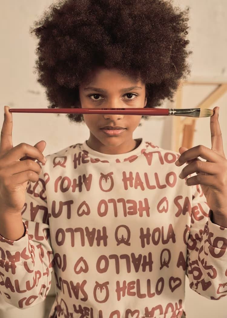 Pullover estampado piedra - Imagen 1