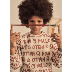 Pullover estampado piedra - Imagen 1