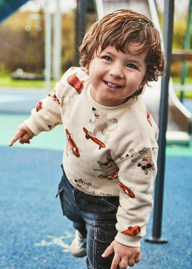 Pullover estampado seta - Imagen 1