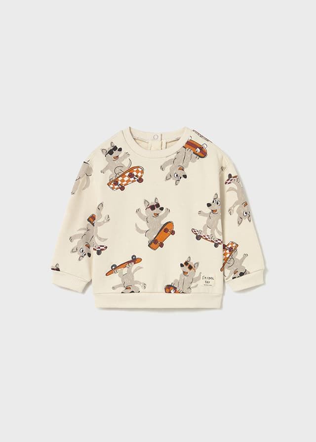 Pullover estampado seta - Imagen 2