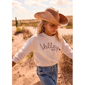 Pullover felpa hueso - Imagen 1