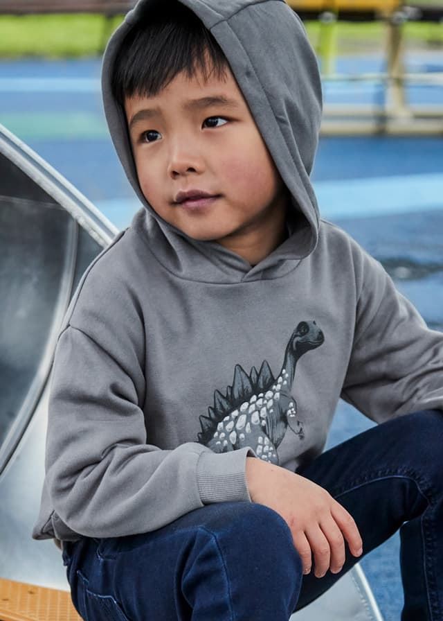 Pullover relieve gris - Imagen 1