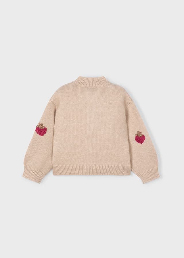 Rebeca tricot sésamo-rojo - Imagen 3