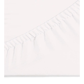 Sábana bajera ajustable Algodón, A8 Blanco - Imagen 1