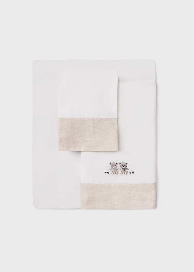 Sábana cuna trigo - Imagen 1