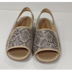 Sandalia rejilla crudo - Imagen 1