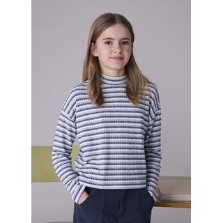 Semicisce rayas petróleo - Imagen 1