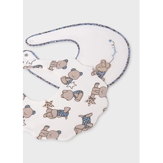 Set 2 baberos crudo-blue - Imagen 2