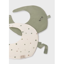 Set 2 baberos salvia - Imagen 2