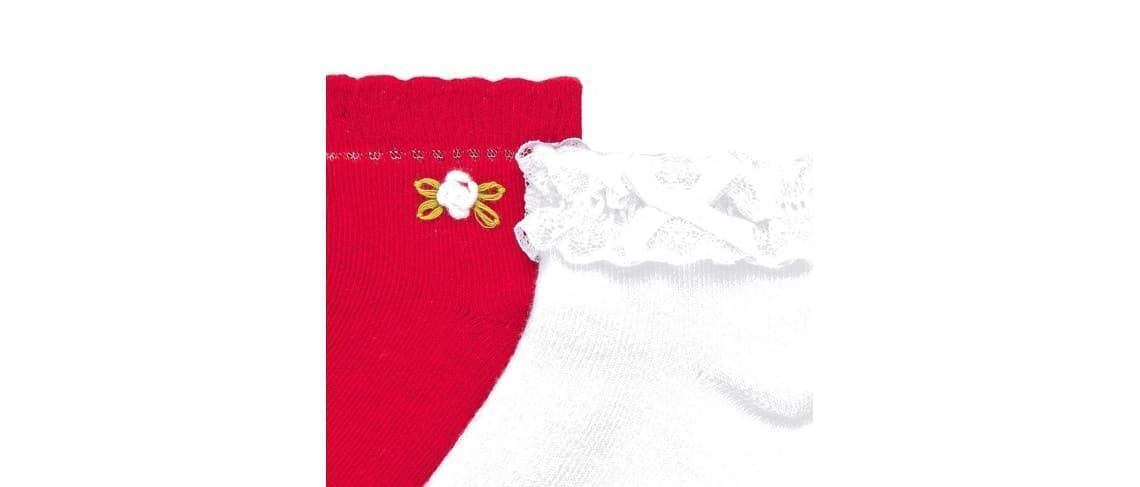 Set 2 calcetines rojo - Imagen 2