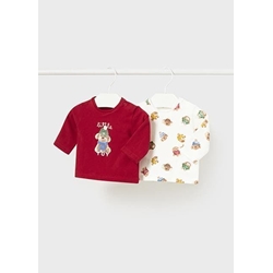 Set 2 camisetas manga larga rojo - Imagen 2