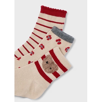 Set 3 calcetines cereza - Imagen 2