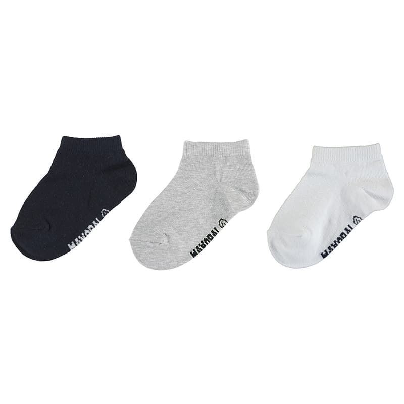Set 3 calcetines gris - Imagen 1