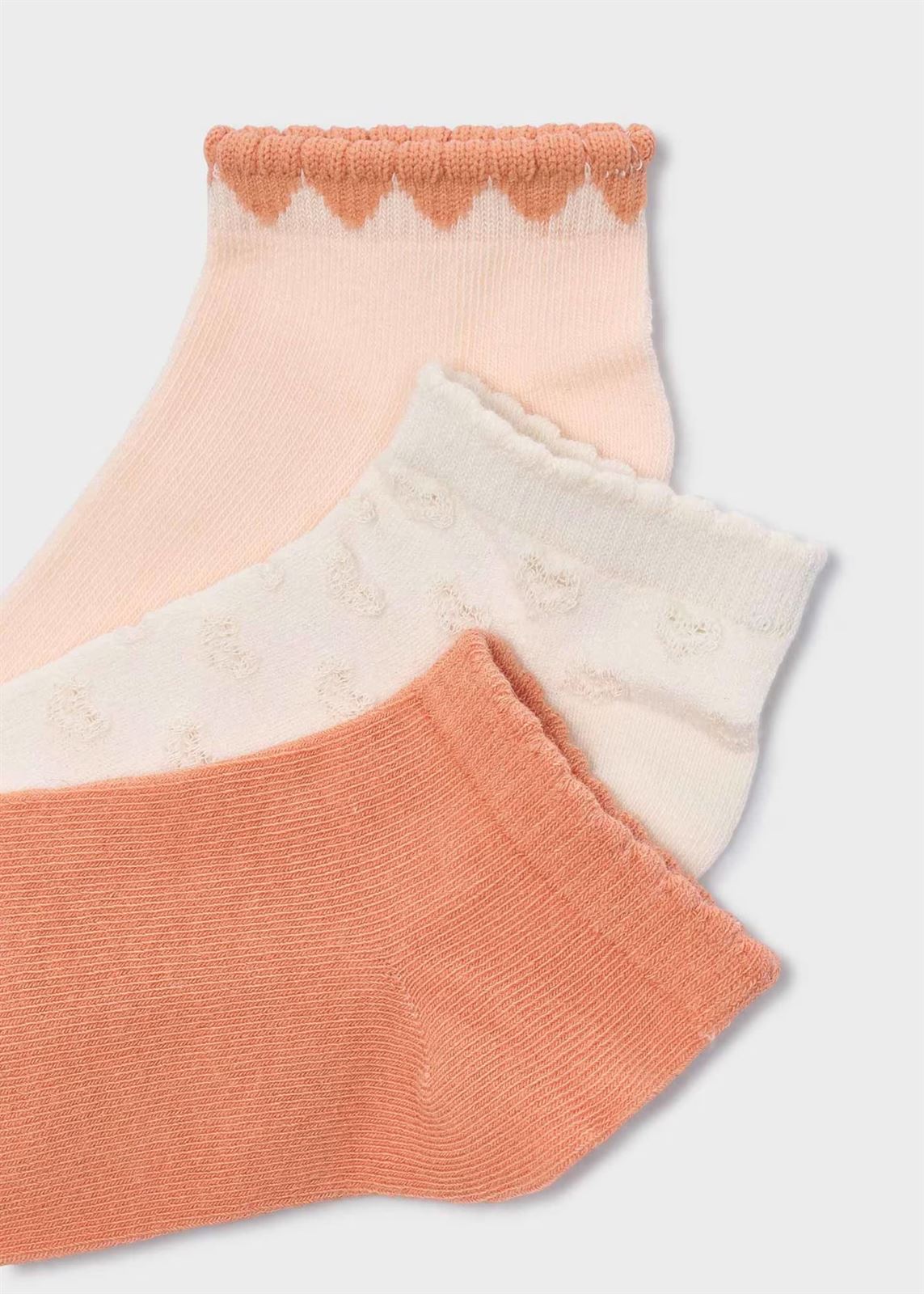 Set 3 calcetines melocotón - Imagen 2