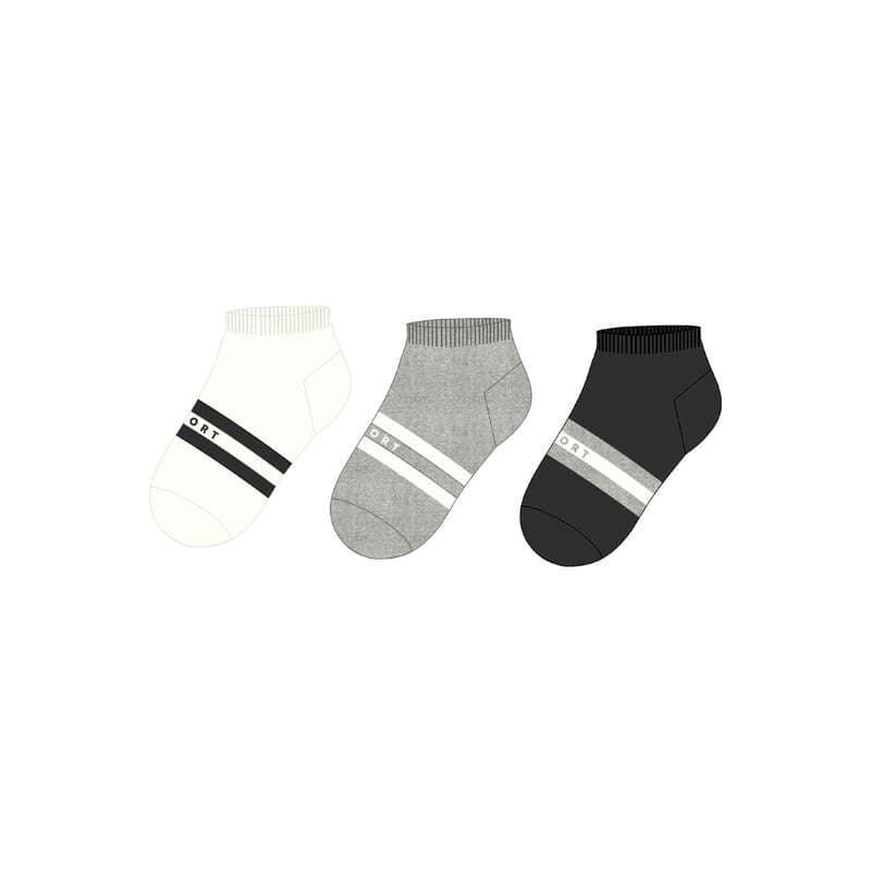 Set 3 calcetines negro - Imagen 1