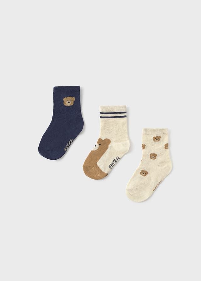 Set 3 pares calcetines azul - Imagen 1