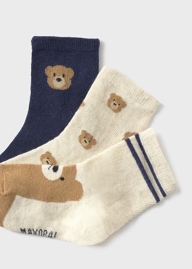 Set 3 pares calcetines azul - Imagen 2