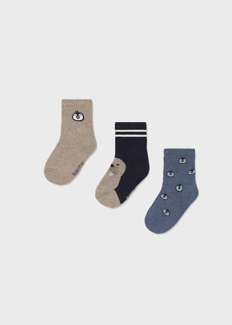 Set 3 pares calcetines ballena - Imagen 1