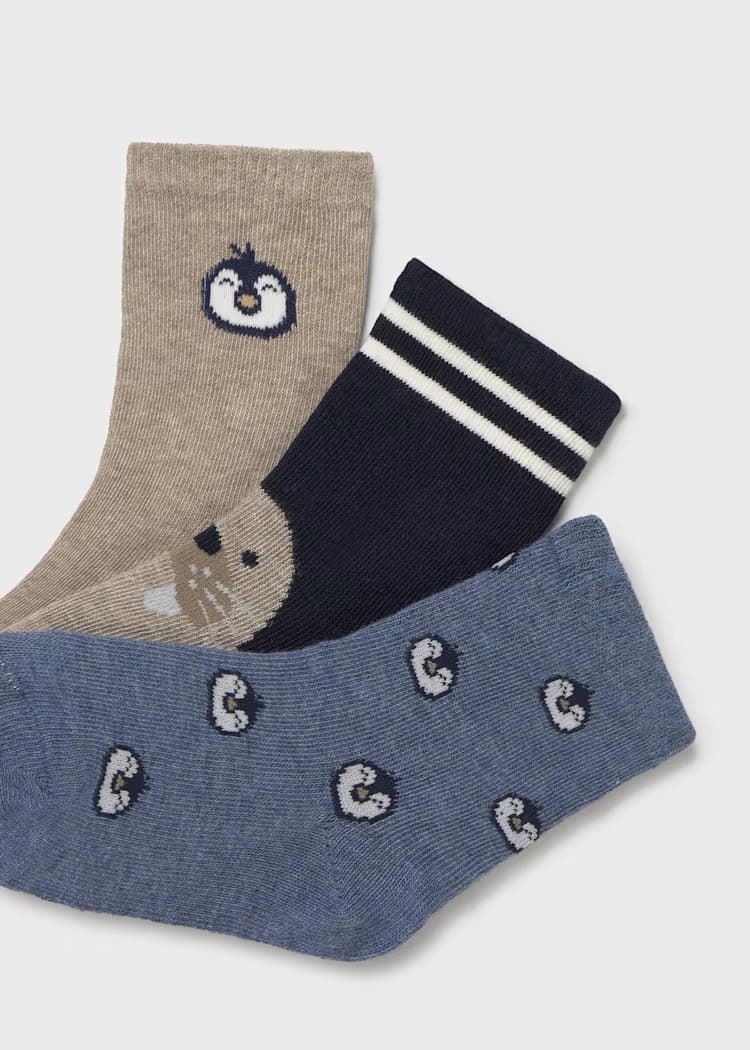 Set 3 pares calcetines ballena - Imagen 2