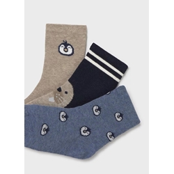 Set 3 pares calcetines ballena - Imagen 2