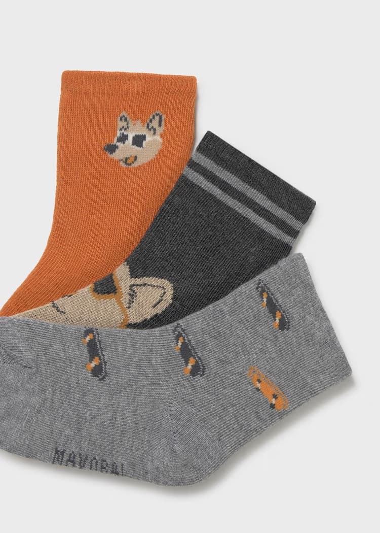 Set 3 pares calcetines calabaza - Imagen 2